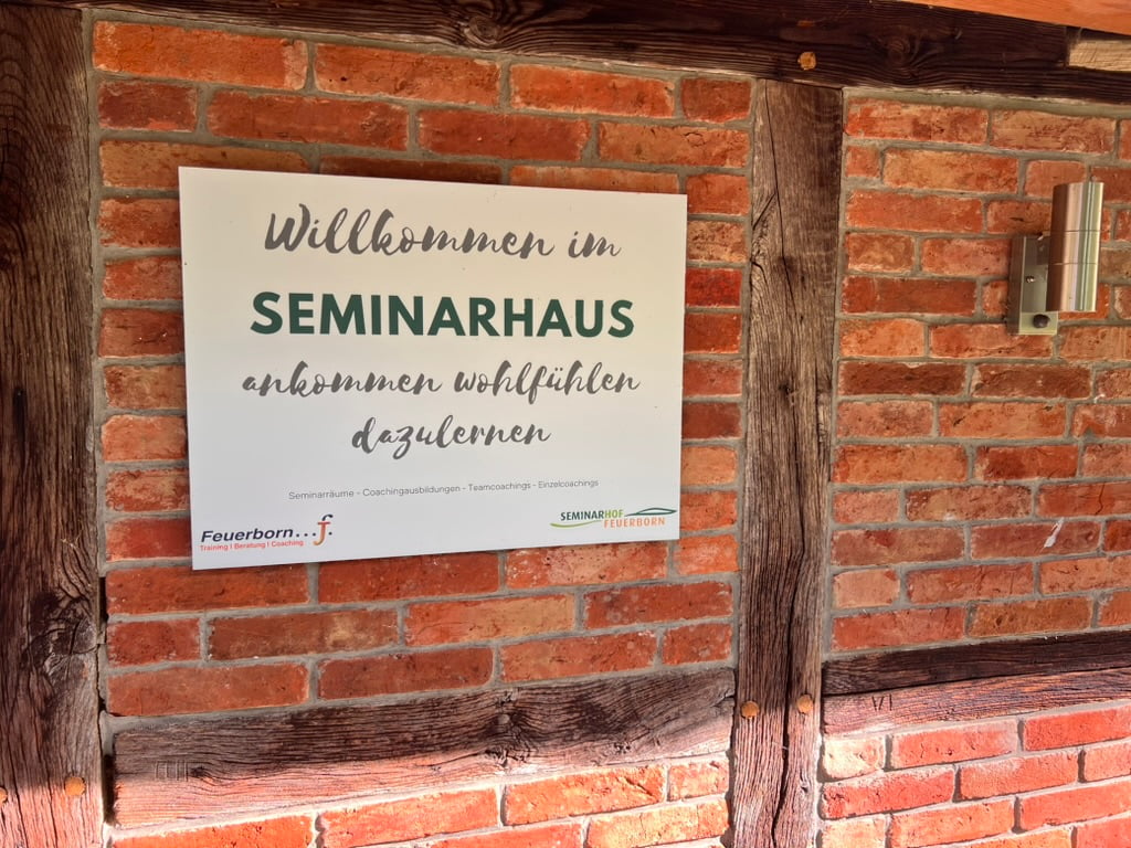 Willkommensschild